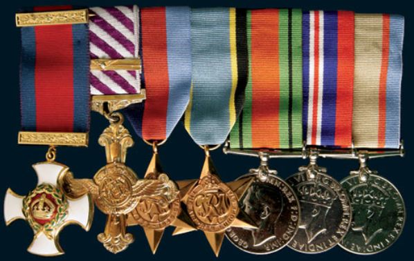 Charles Scherf Medals DFC DSO