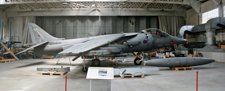British Aerospace Harrier GR.9 IWM Duxford Restoration