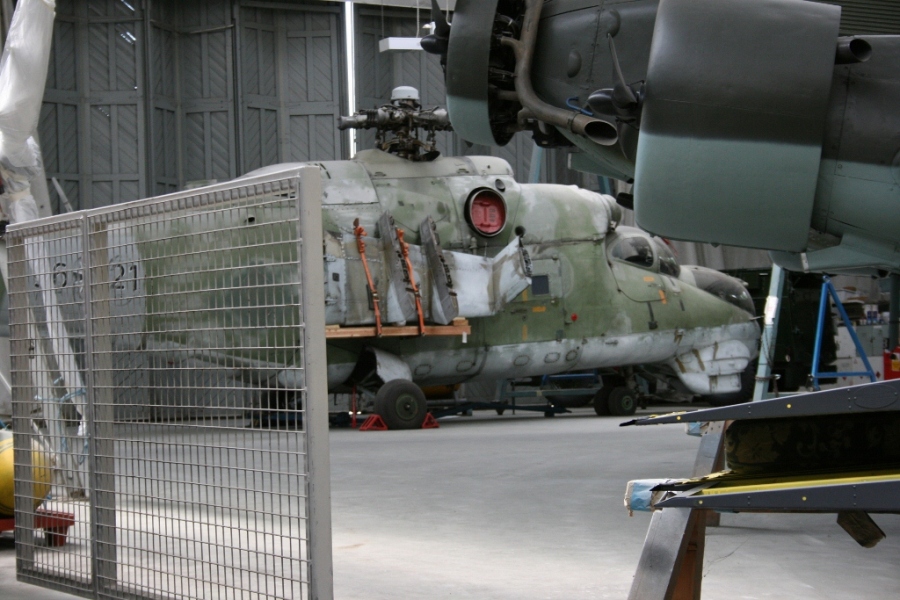 Mil Mi-24D Hind GDR East German IWM Duxford Restoration