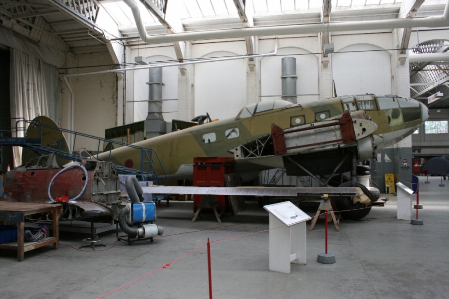 Casa 2-111B Heinkel He-111 IWM Duxford Conservation in Action restoration
