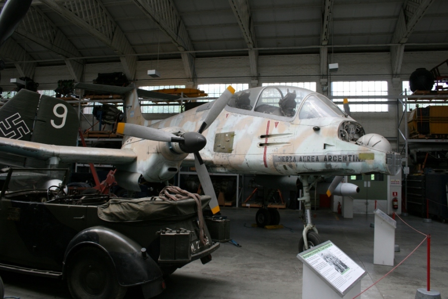 FMA IA-58 Pucara Falklands Conflict IWM Duxford UK Restoration