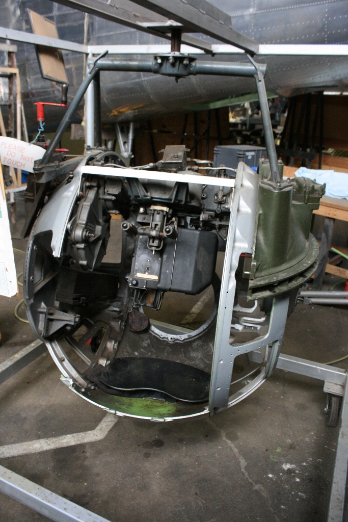 B-24 ball gun turret interior