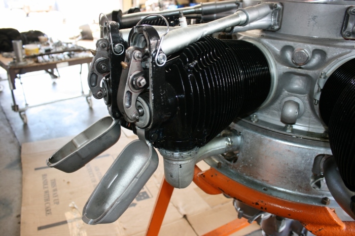 avro anson cheetah engine cylinders restoration nhill australia
