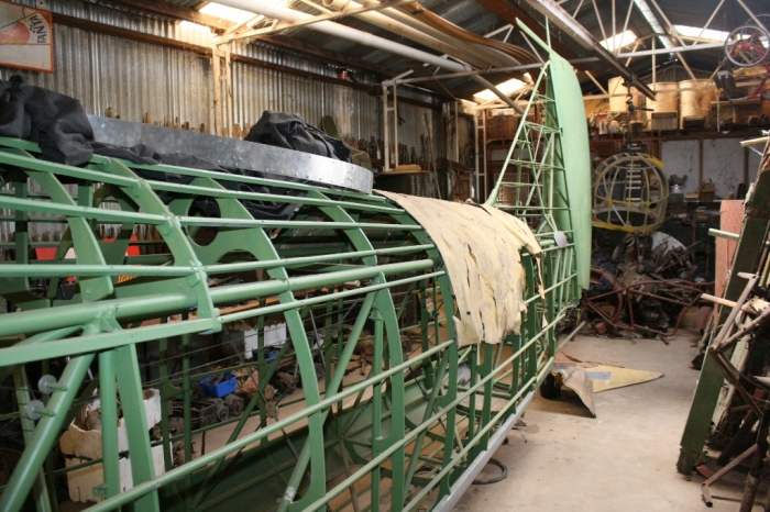 Avro Anson restoration Nhill Aviation Heritage Centre Victoria Australia