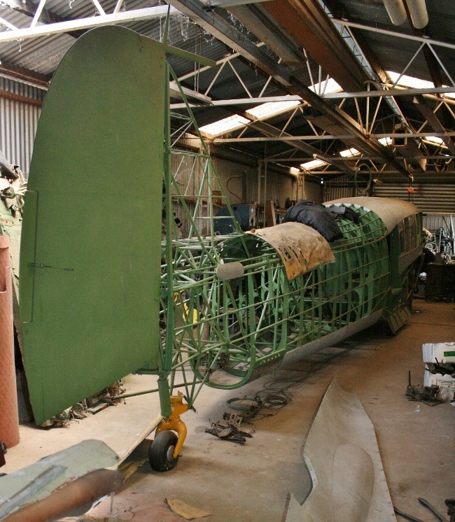 Avro Anson restoration Nhill Aviation Heritage Centre Victoria Australia