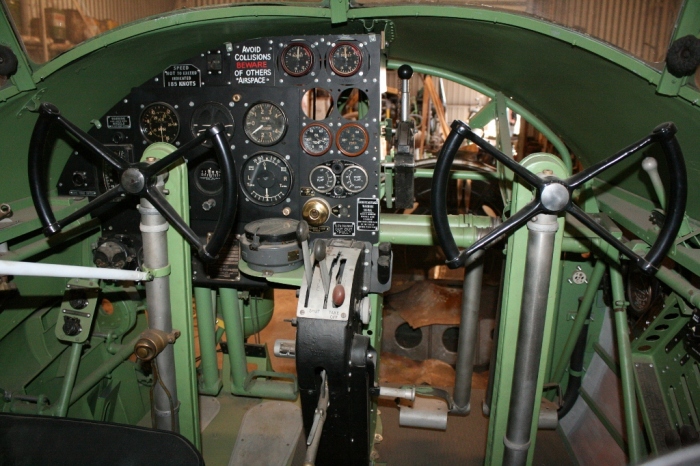 Avro Anson cockpit restoration nhill aviation heritage centre
