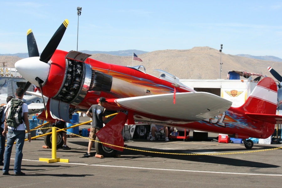 September Fury in the pit area Reno Air Races 2012