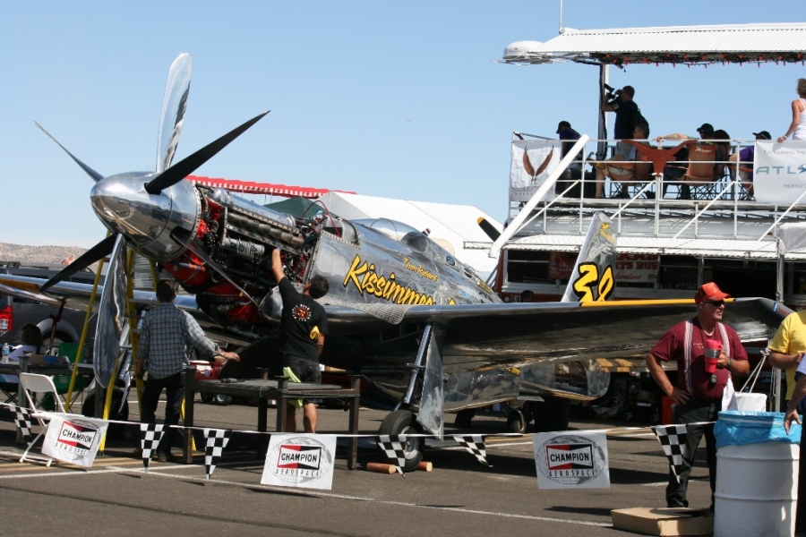 "Precious Metal" a heavily modified P-51 Mustang Reno Air Races 2012