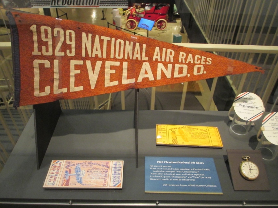 1929 national air race memorabilia cleveland western reserve historical society