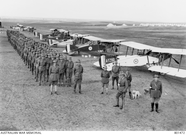 AFC No.1 Squadron in Palestine February 1918
