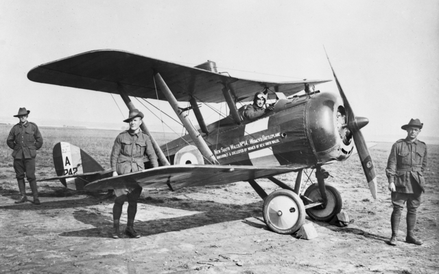 AFC No.2 Squadron De Havilland DH-5 scout plane 1917