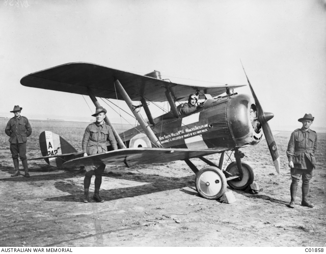 AFC No.2 Squadron De Havilland DH-5 scout plane 1917 