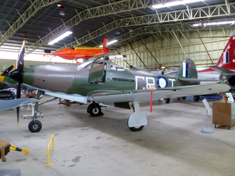 The P-39 fully restored and on display at Classic Jet Fighters Museum in South Australia in 2011