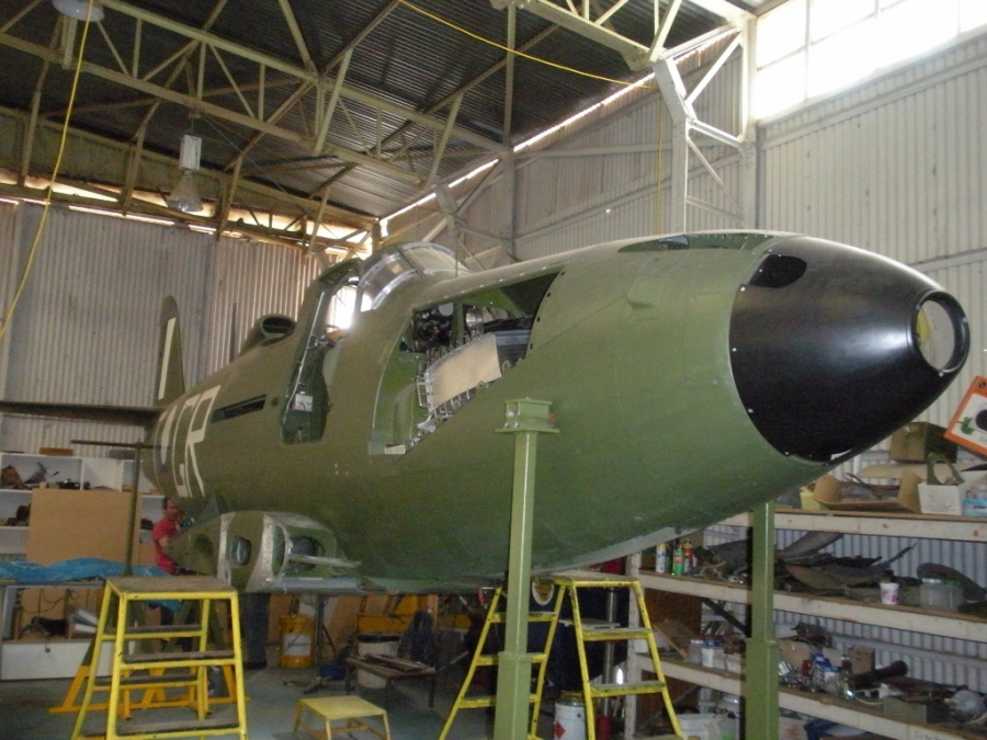Restoring a P-39 from multiple airframes in 2008 Classic Jet Fighters Museum