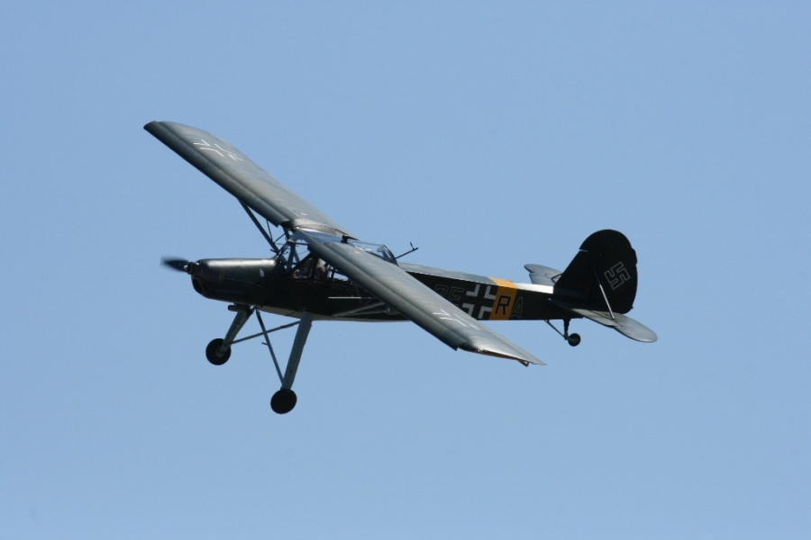 Fieseler Fi 156 Storch (Flying Heritage Collection) @ FHC Skyfair 2014
