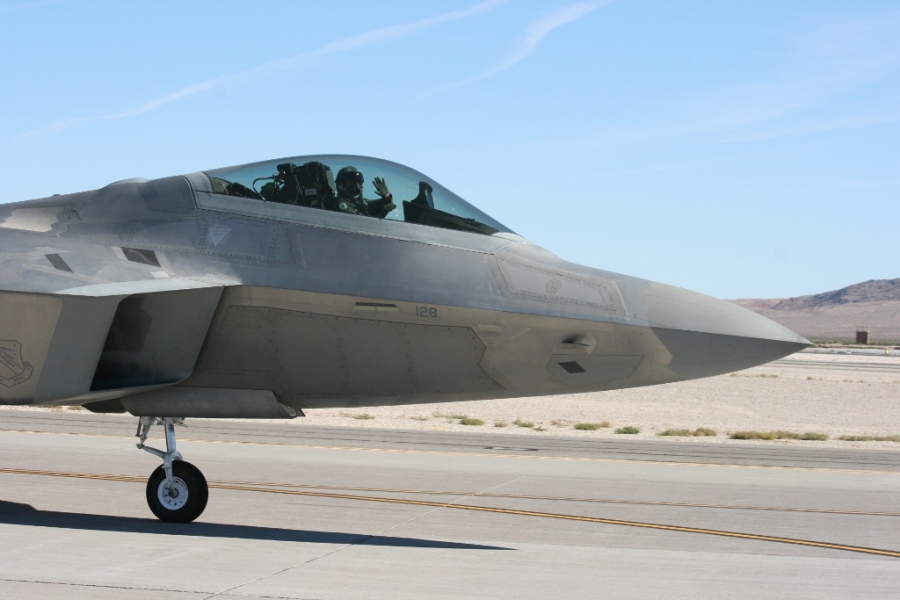 USAF Lockheed-Martin F-22 Raptor Aviation Nation 2014