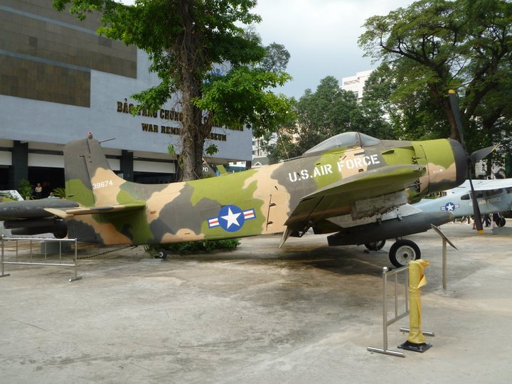 USAF Douglas A-1 Skyraider at the War Remnants Museum HCMC