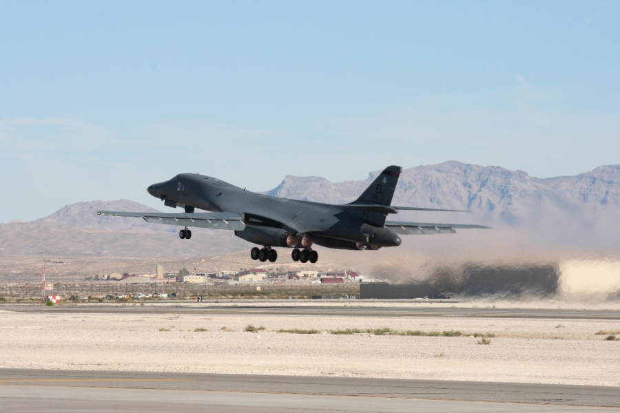 USAF Rockwell B-1B Lancer Aviation Nation 2014 Nellis AFB