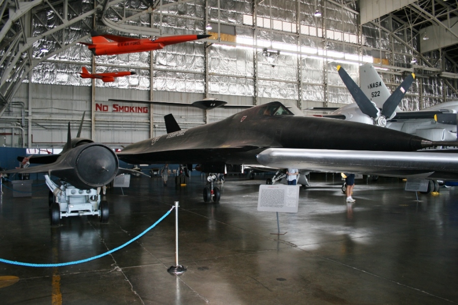 Lockheed YF-12 Interceptor at Wright-Patterson AFB, Ohio (USAF National Museum) during my visit in 2009