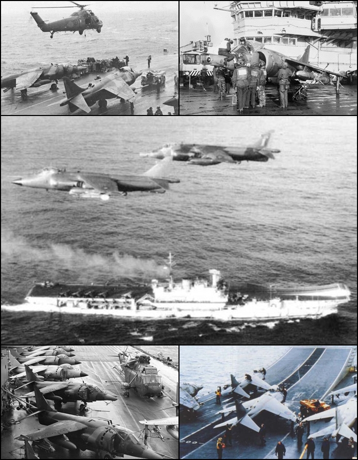 HMS Hermes Harriers Falklands War 1982