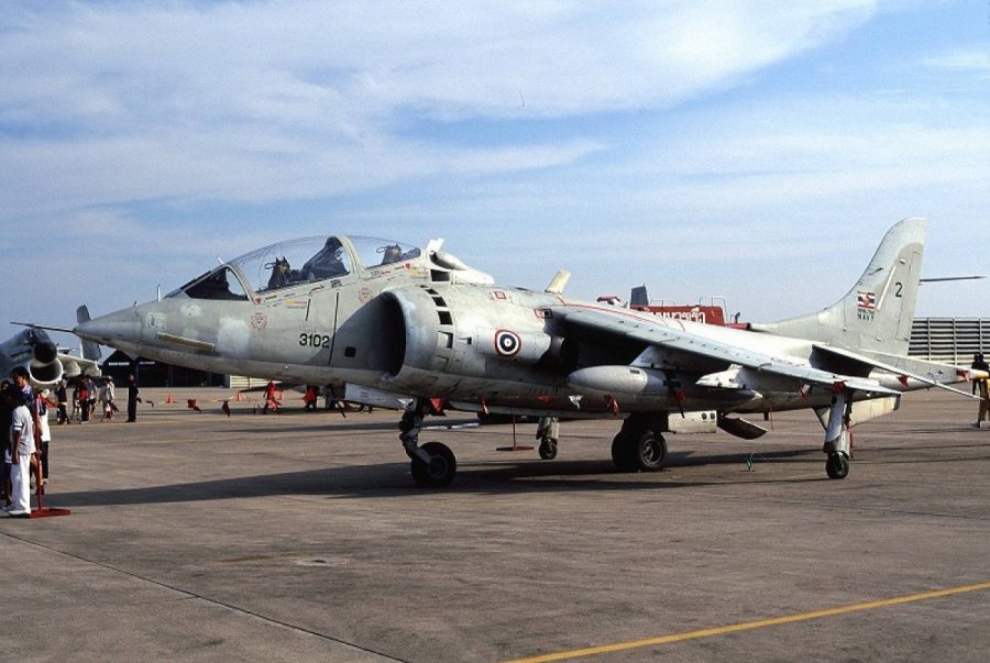 Thai Navy TAV-8S Harrier trainer