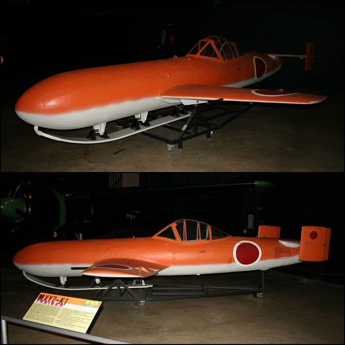 Yokosuka MXY7-K1 trainer at The National Museum of the USAF Kamikaze