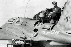 A dangerous process refuelling the Me-163