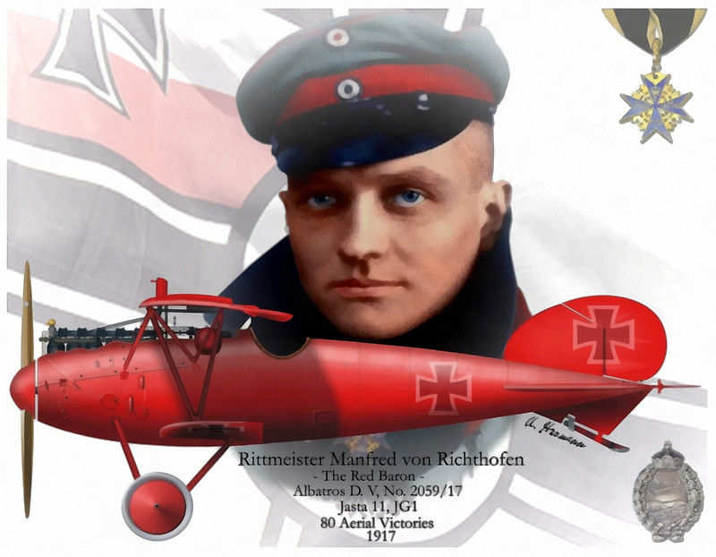 Manfred von Richthofen - Albatros D.V 1917