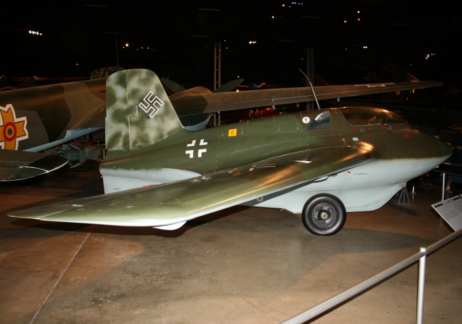 Me-163B Komet (S/N 191095) at the National Museum of the US Air Force in Dayton, Ohio in 2009