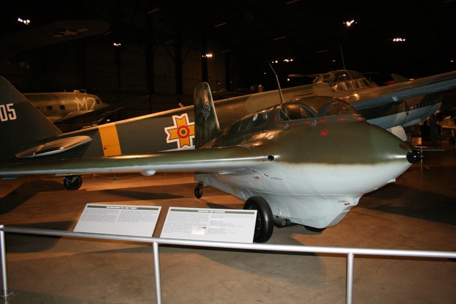 Me-163B Komet (S/N 191095) at the National Museum of the US Air Force in Dayton, Ohio in 2009