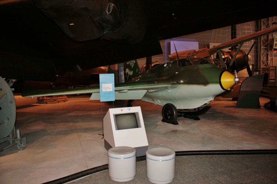 Me-163B-1a Werknummer 191916 at the Canada Aviation and Space Museum in 2013