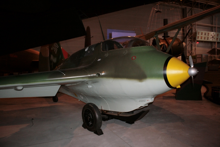 Me-163B-1a Werknummer 191916 at the Canada Aviation and Space Museum in 2013