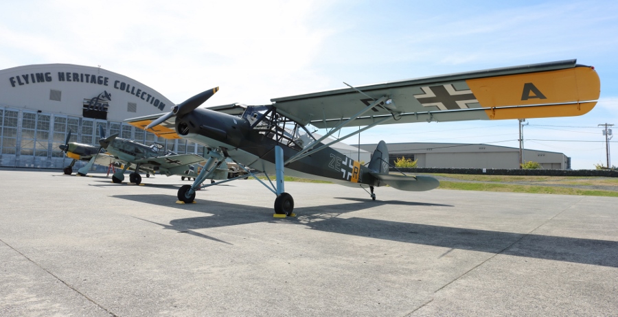 FHC Luftwaffe Flying Day 2016 lineup - Fw 190A-5, Bf 109E-3 and a Storch