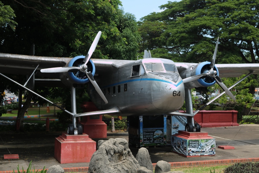 Royal Malaysian Air Force Scottish Aviation Twin Pioneer CC Mk.1 Series 3 STOL transport - Transport Square, Malacca Malaysia (June 2018)