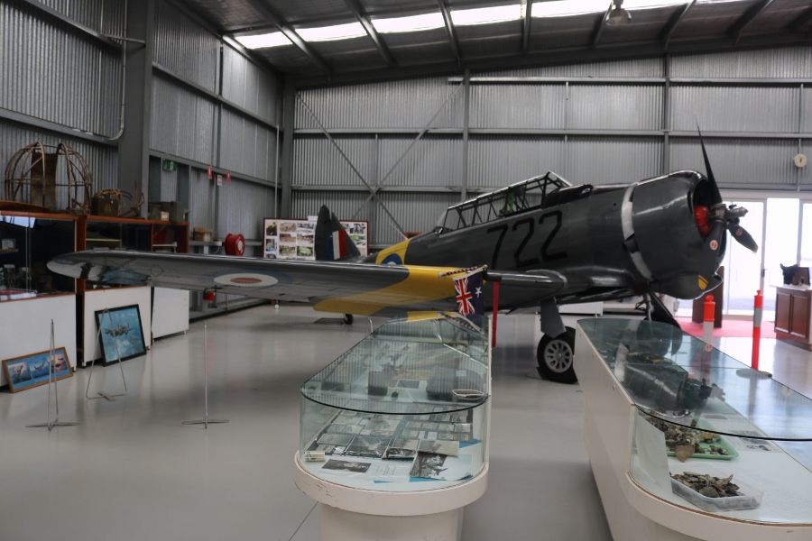 CAC CA-16 Wirraway (A20-722) now home at the Nhill Aviation Heritage Centre