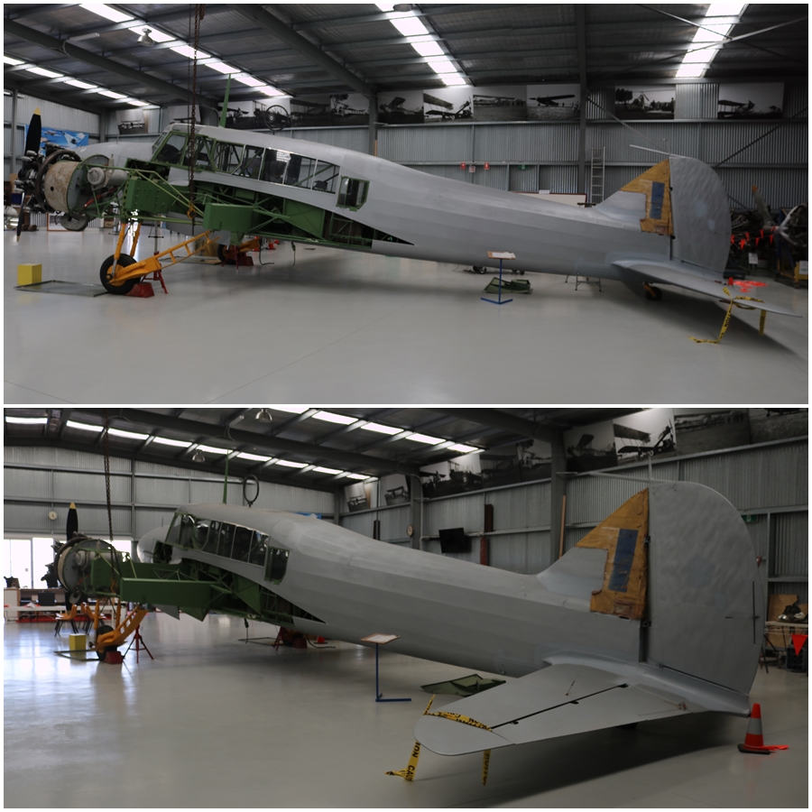 Avro Anson Mk.I (W2364) restoration - Nhill Aviation Heritage Centre (July 2018)