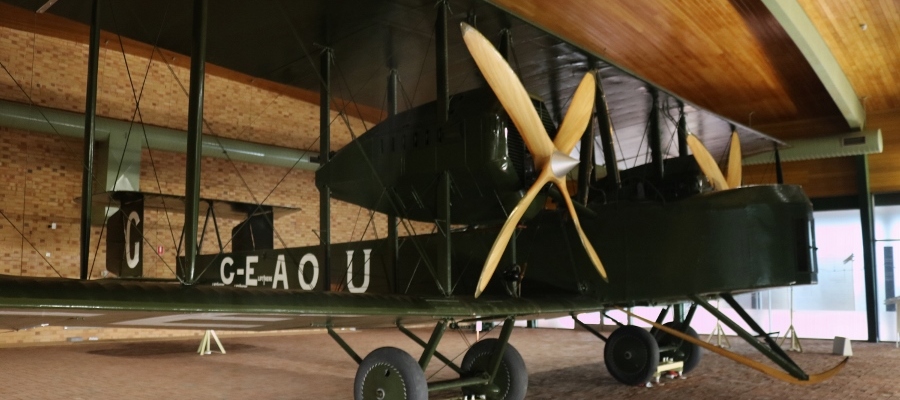 1919 England to Australia Air Race Vickers Vimy IV G-EAOU (dubbed “God ‘Elp All Of Us“) - Adelaide Airport, South Australia (September 2018)