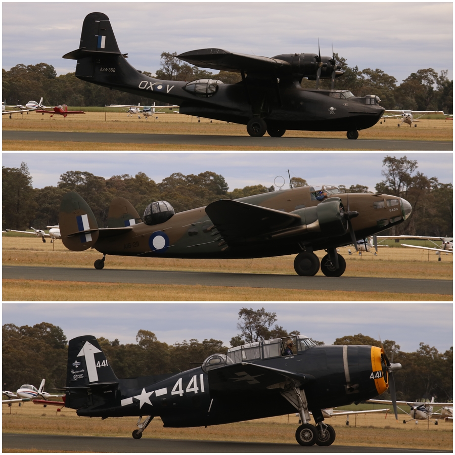 Historical Aircraft Restoration Society (HARS) Consolidated PBY-6A Catalina "Felix", Temora Aviation Museum Lockheed Hudson (the only flyer in the world) & Grumman TBM-3 Avenger (VH-MML) - Warbirds Downunder 2018 (Day Two)