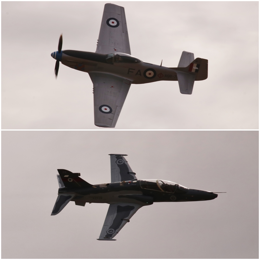 RAAF old and new - CAC Mustang and BAE Hawk 127 - Warbirds Downunder 2018 (Day Two)