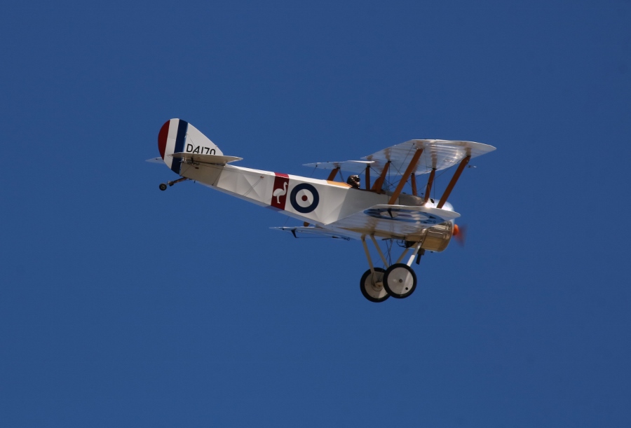 RAAF Museum Sopwith Pup replica - RAAF Point Cook, Remembrance Day 2018