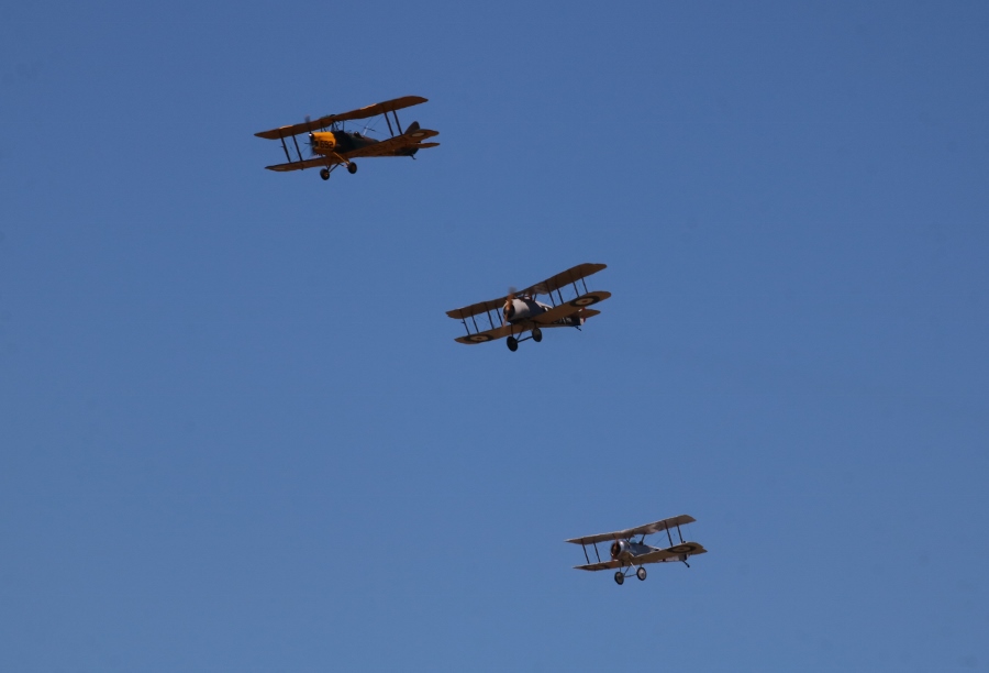 RAAF Museum WW1 flying display - RAAF Point Cook, Remembrance Day 2018